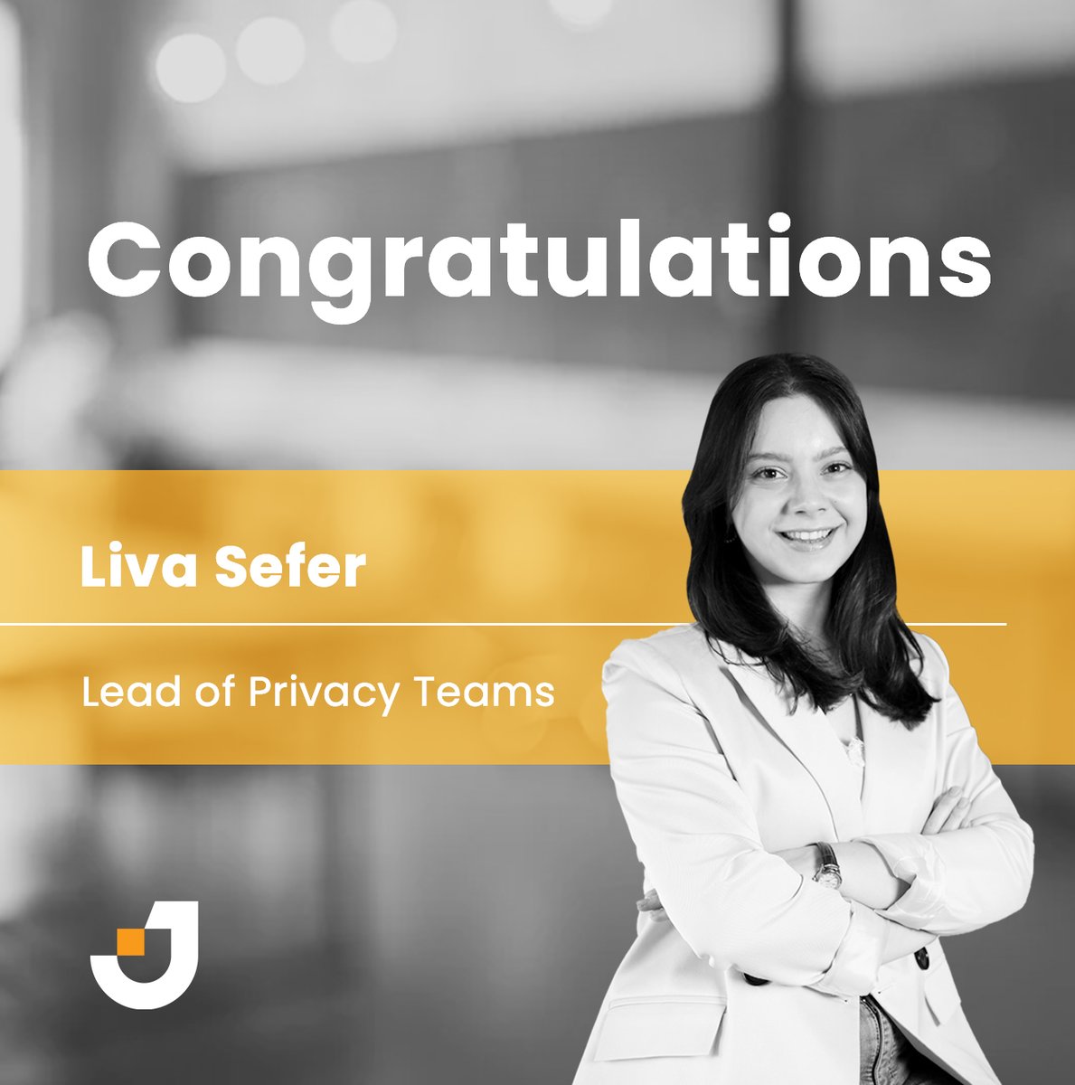 jurcom_grc's tweet photo. ✨ We are happy to share that Liva Sefer from our team will continue as the "Lead of Privacy Teams" in Jurcom.

🎉 We congratulate her on the promotion and wish her great success in her new role.

#announcements #newrole #promotion #jurcom #leadership #privacy #grc #compliance https://t.co/M4fgtNAZDn