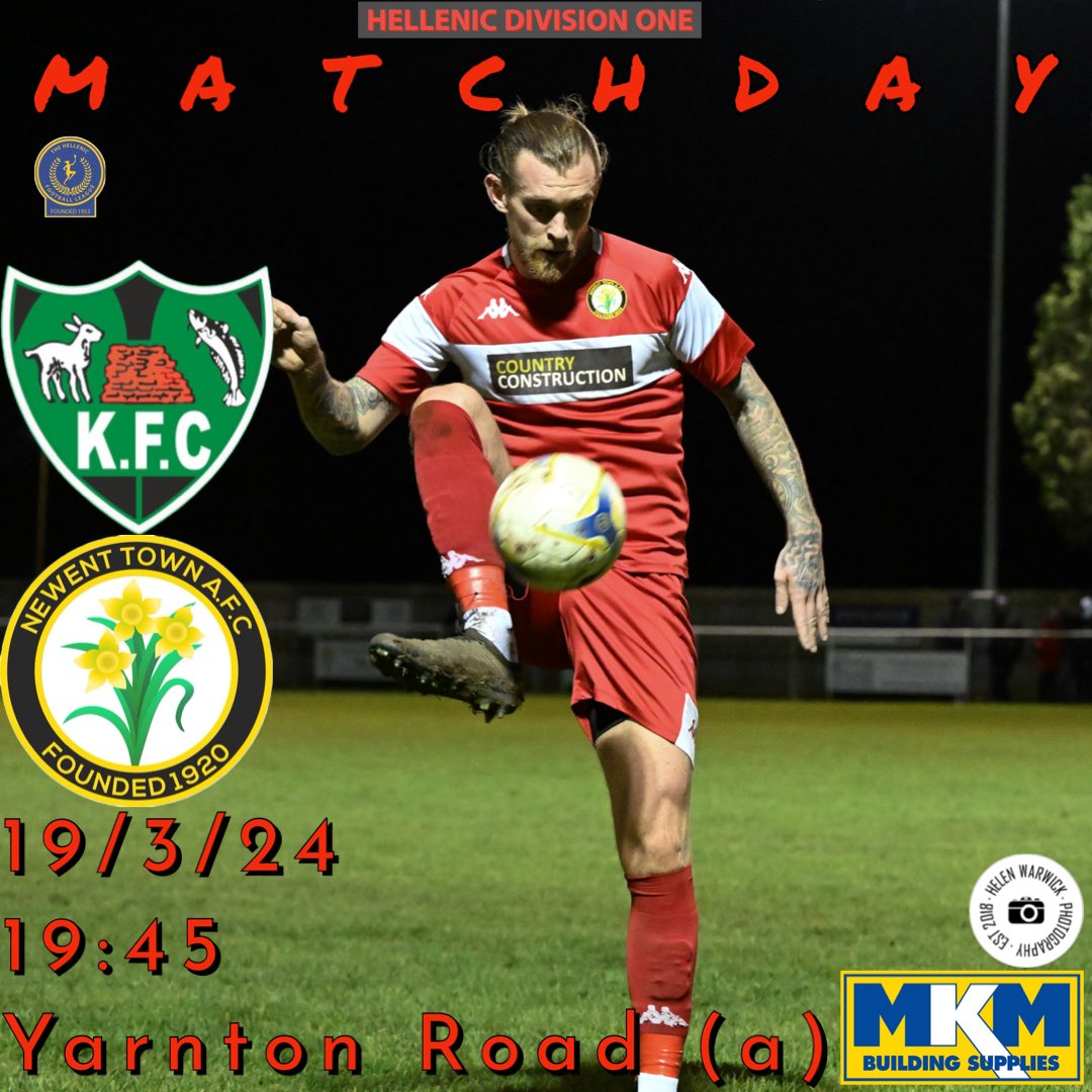 𝙈𝘼𝙏𝘾𝙃𝘿𝘼𝙔 🏟️Yarnton Road Stadium(A) 🏆Hellenic Division One 🆚 @FCKidlington_ 📅Tuesday 19th March 2024 🕕19:45 #UpTheDaffs