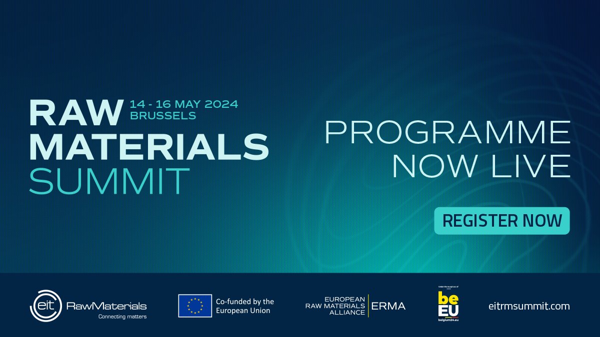 The programme for the #RawMaterialsSummit 2024 is now LIVE! 
 
Visit our new website to check out the programme so far and explore our lineup of exciting sessions and speakers. The early bird discount ends at MIDNIGHT today! Register now!
🔗 eitrmsummit.com

#RMSummit2024