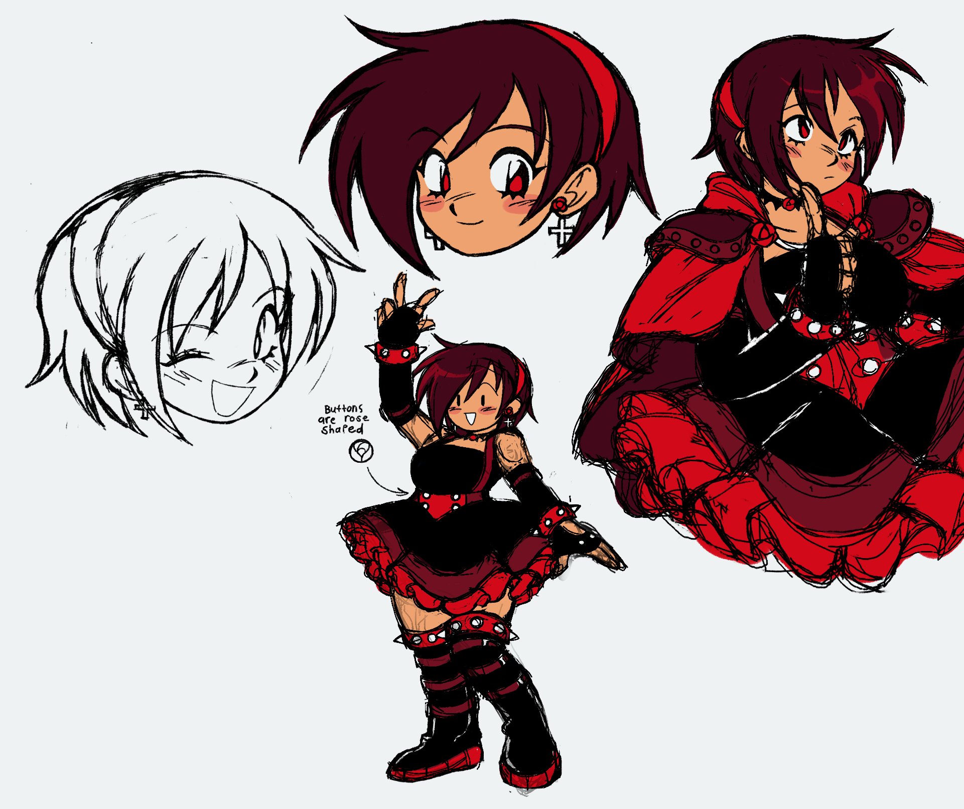 How To Draw Ruby Rose Rwby