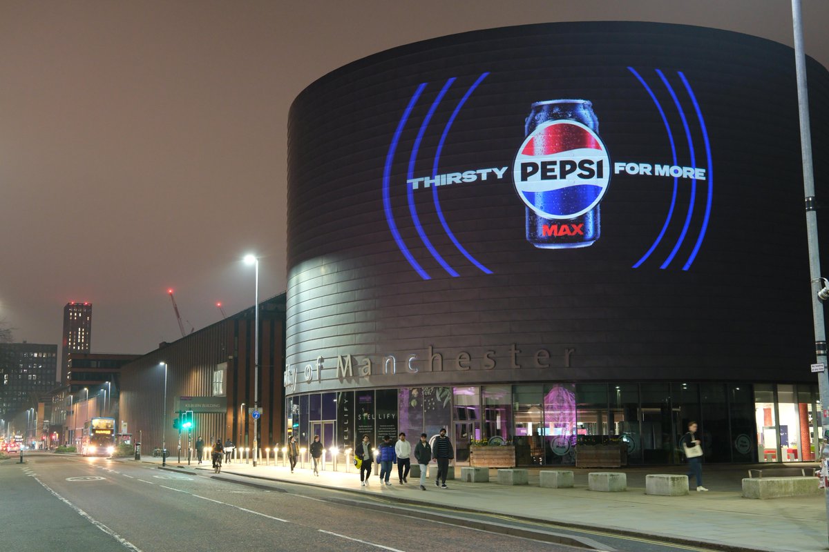 Thirsty for more? <a href="/pepsi/">Pepsi</a> launched their bold new identity with 8 city takeovers across 2 nights. Each city became Pepsi's playground, splashed with moments of unapologetic enjoyment. <a href="/GrandVisual/">Grand Visual</a> <a href="/TalonOOH/">Talon</a>  #thirstyformore #pepsi