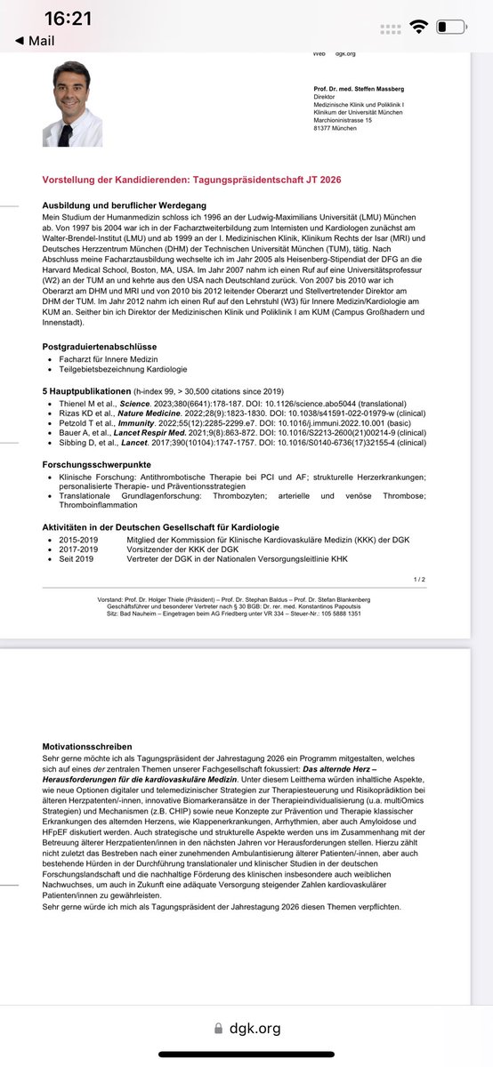 Wahlen 🚨 👉🏼 Wen? DGK Tagungspräsident 2026 👉🏼 Wo? Mitgliederversammlung am 05.04.2024 in Mannheim 👉🏼 Wer? Alle AGEP-Mitglieder sind aufgerufen, an den Wahlen teilzunehmen, um die rhythmologischen Interessen in der DGK zu vertreten.