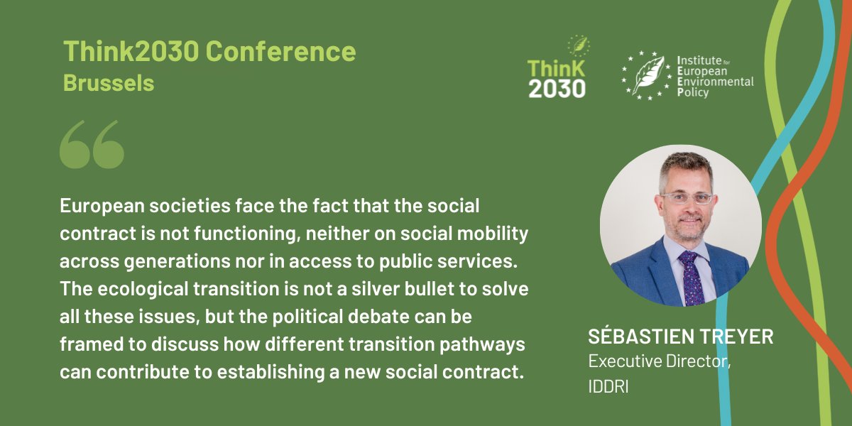 .@SebastienTreyer ED @IDDRI_English @IDDRI_ThinkTank will join the discussion on climate policy at our #Think2030 conference on 27 March in Brussels 🇧🇪 Check the programme ⬇️ think2030.eu/2024-conferenc…