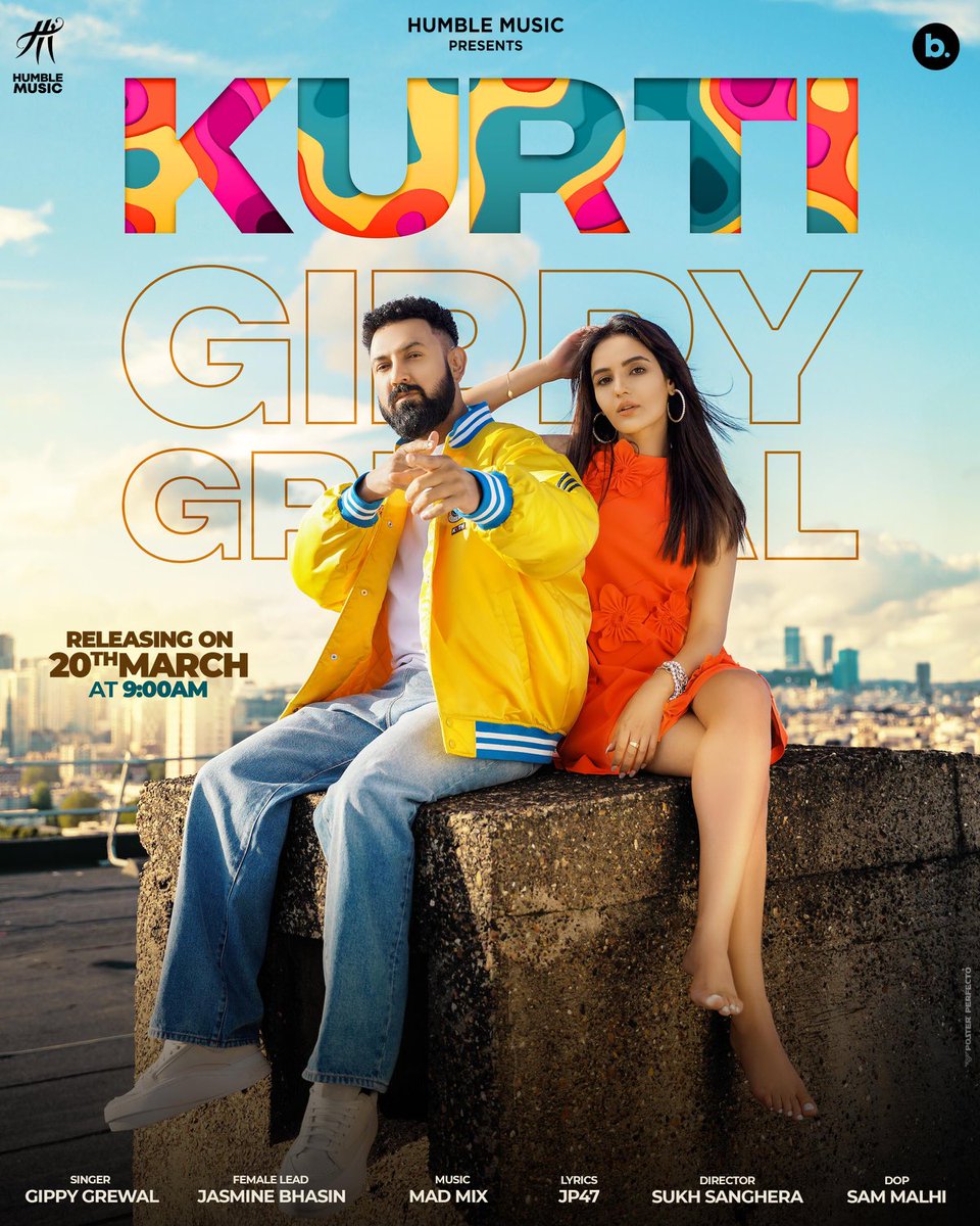 “Kurti” Video Releasing Tomorrow at 9 Am🔥

#ridewithme💿 Full Album Out Tomorrow 💣

<a href="/gippygrewal/">Gippy Grewal</a> @jasminbhasin2806 <a href="/jp47/">Jan Pirrong</a>._ @madmix._ <a href="/sukhsanghera/">Sukh Sanghera</a> <a href="/sam_malhi/">Sam Malhi</a> @bhana_l.a <a href="/thehumblemusic/">Humble Music</a> @believeasd 

#GippyGrewal #Jasminebhasin