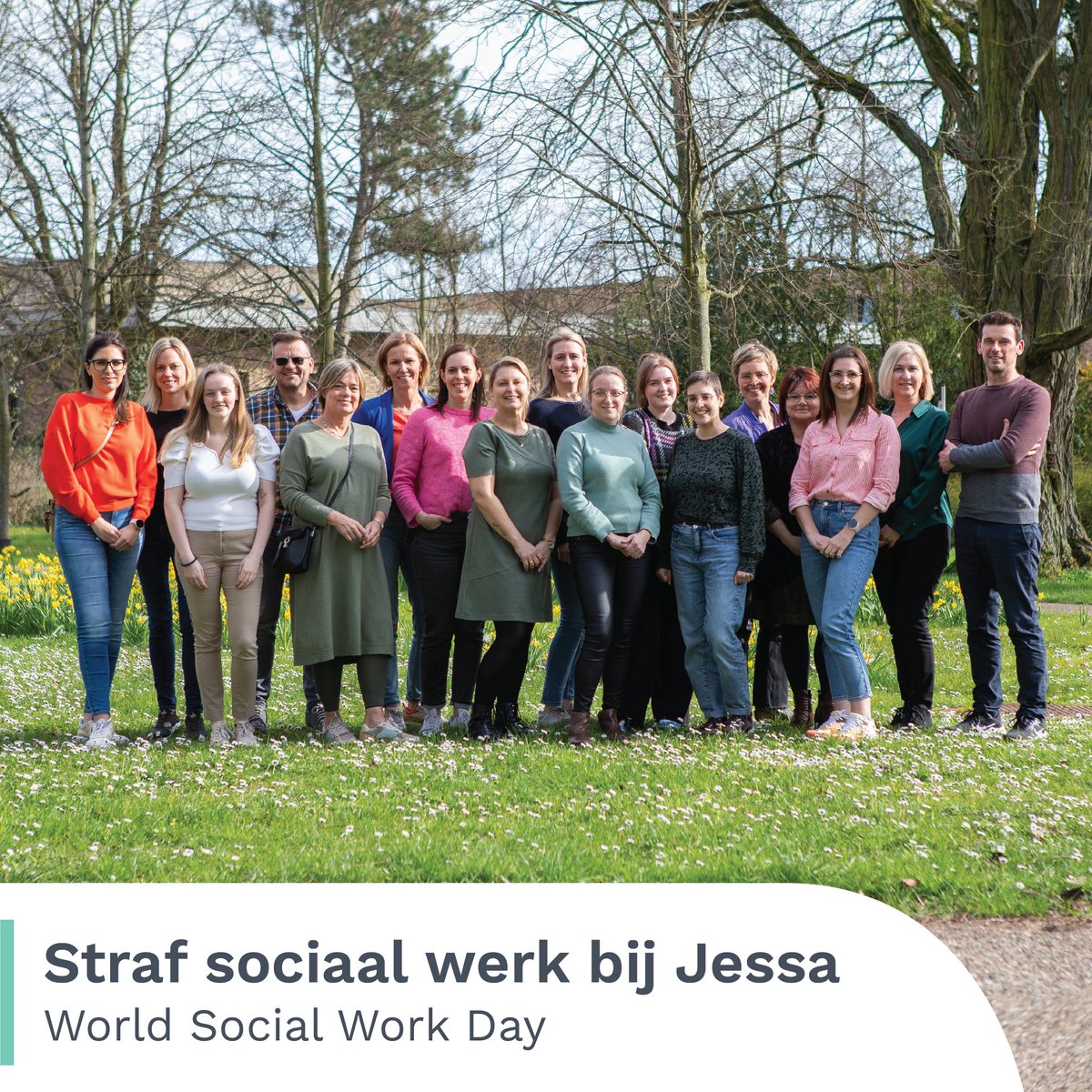 Op World Social Work Day vieren we het harde werk van sociaal werkers overal ter wereld. Bij Jessa zetten we vandaag onze toppers in de schijnwerpers, want ook zij leveren dag in dag uit buitengewoon sociaal werk! 👏 Meer weten over onze sociale dienst? bit.ly/3TqEPaW