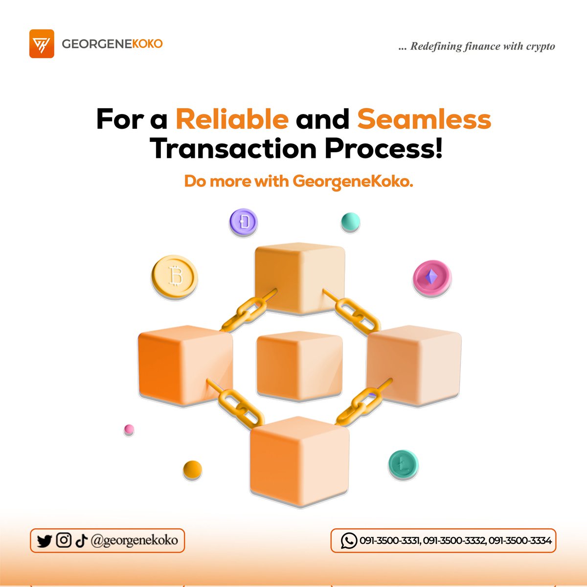 Georgenekoko's tweet photo. Seamless crypto transactions made easy with GeorgeneKoko! 💼

Trade confidently and securely for a hassle-free experience.

 #TradeWithEase #otc #btc https://t.co/pKYdZkdMEf