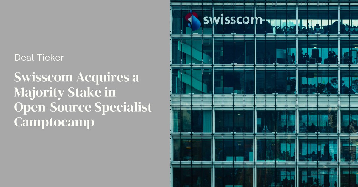 On 5 March 2024, Switzerland's number one telecom company Swisscom became the new majority shareholder of Camptocamp. bit.ly/4alnt6b Kellerhals Carrard acted as lead legal advisor to Swisscom in this transaction. #ThisIsKellerhalsCarrard #LawyersInCharge #Legaladvice