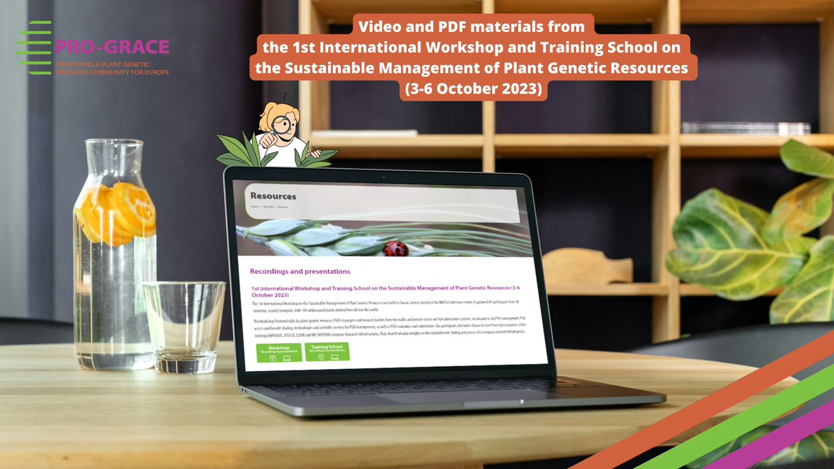 📢Have you missed the 1st PRO-GRACE International Workshop & Training School on the Sustainable Management of #PlantGeneticResources hosted by @CIHEAM_MAICh in Oct 2023? 

🤩We've got you covered!
🎥📃Check out all the presentations on our website
👇👇👇
grace-ri.eu/pro-grace/reso…