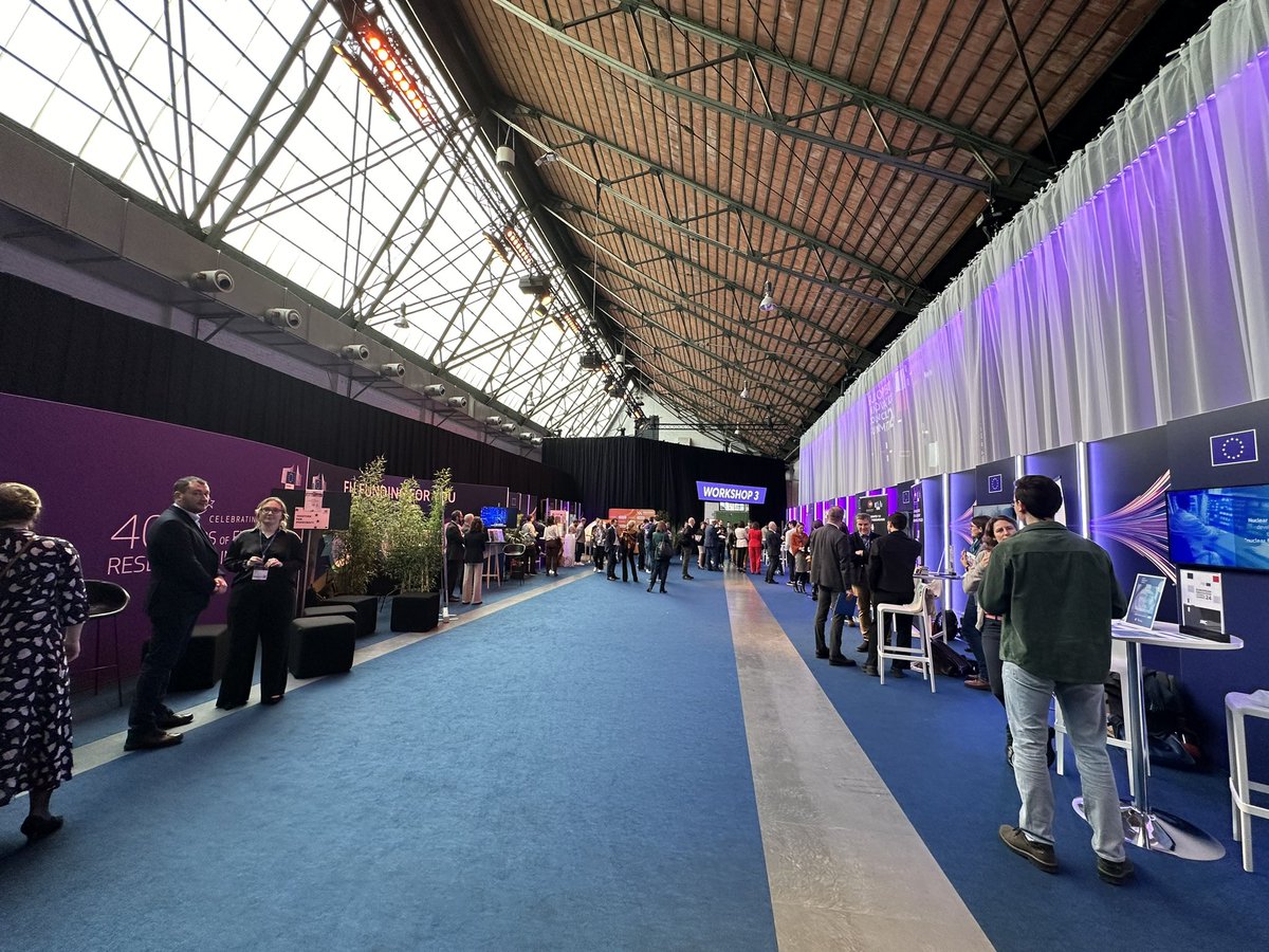 bencostantini's tweet photo. Checking the #ResearchandInnovationWeek #EICsummit for the first time with @sesamers
 @REA_research @EU_Commission @EU_EISMEA @EUBIC @EITeu https://t.co/lGSfstR3fn
