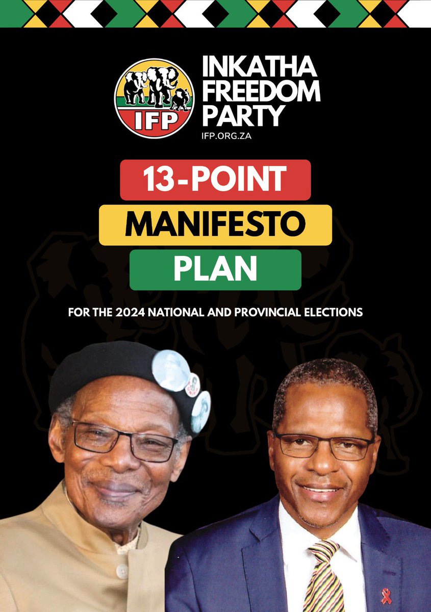 vote_ifp's tweet photo. Our 13-Point Manifesto Plan is available as a downloadable booklet on our website. Scan the QR code attached to this post to view and download the booklet so you can share with your loved ones. #VoteIFP #Ifpmanifestolaunch2024 #13pointplan #doitforshenge #trustus https://t.co/BdanRmKLzN