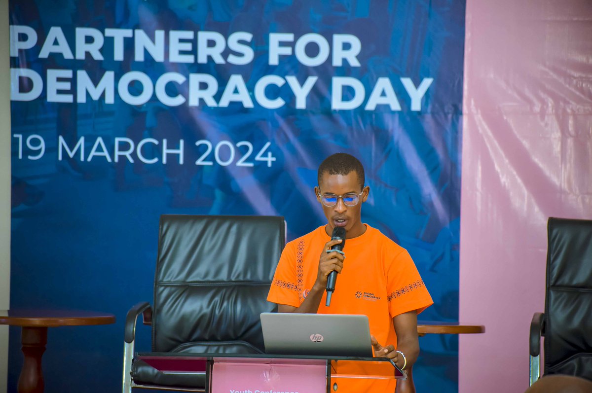 jackwibuka's tweet photo. #HappeningNow
In collaboration with partners the @CVA_Rwanda is hosting the #YouthConference under theme #AmplifyingYouthVoicesInRwanda.
#P4D,#PartnersForDemocracy
@USAmbRwanda @NEDemocracy
@JosephRyarasa @Annemwiza @GloDemCoalition @ScoviaMutesi @Annemwiza @Int_IDEA
@faryus88 https://t.co/baX6KhaBzQ