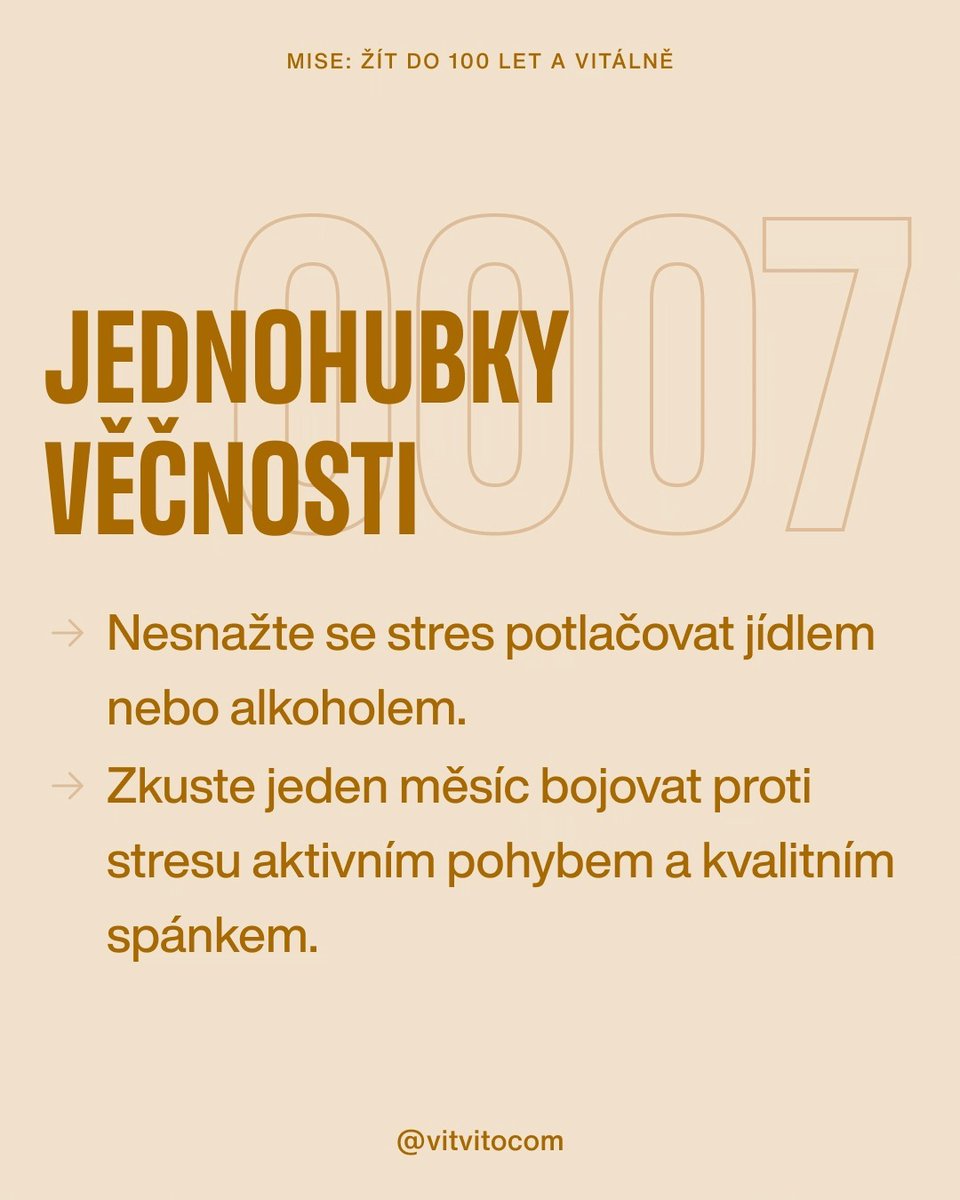 vitvito's tweet photo. Znáte dva nejlepší léky proti stresu? Jsou pro každého, zdarma a bez předpisu. 🏃‍♀️😴

Nesnažte se stres potlačovat jídlem nebo alkoholem. Je to jen dočasná náplast. A s kocovinou vám bude druhý den jen hůř.

#stres #spanek #spánek #aktivita #pohyb https://t.co/Ht1cyAkFDJ
