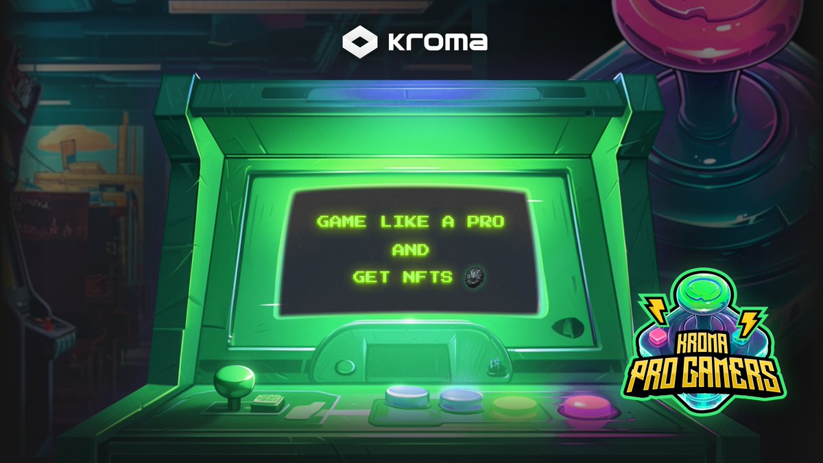 🕹️🎮🎲 Kroma Pro Gamers 🕹️🎮🎲 Play through games on Kroma & win valuable NFTs! These NFTs unlock access to future events & airdrops 🔥 Kroma Pro Gamers: Game Like a Pro 🪩 galxe.com/kroma/campaign… #KromaNFT #ProGamer #Kroma