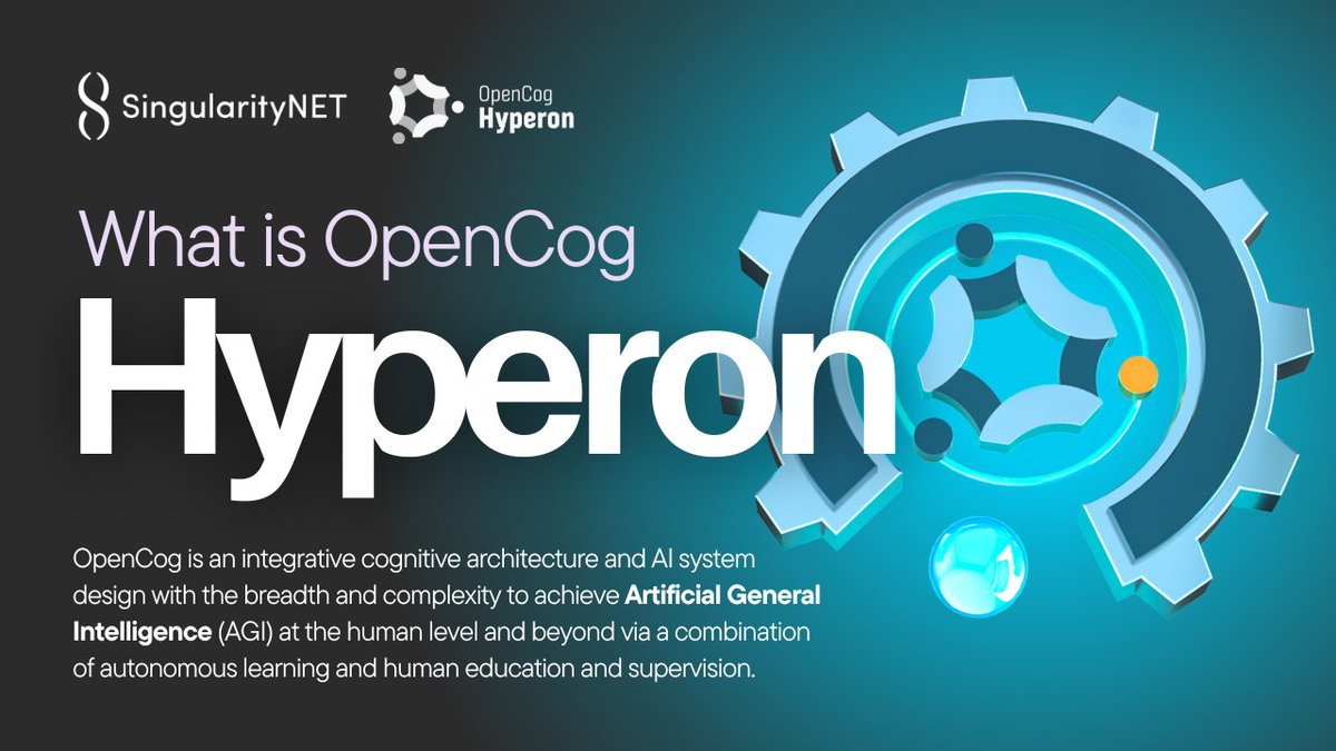 From small steps to giant leaps, the journey toward human-level #AGI and, soon after, #ASI starts with OpenCog Hyperon.

Join us LIVE today at 5pm UTC to learn how we're writing the next chapter in human history... and how YOU can be a part of it: youtube.com/watch?v=eUOHMA…