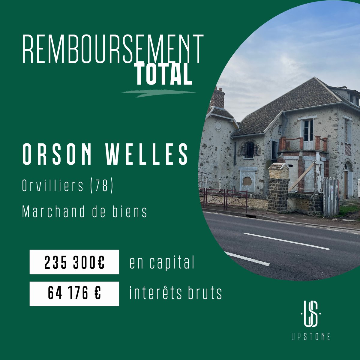[ ACTUALITÉ REMBOURSEMENT ]

Bravo aux investisseurs qui ont reçus leur deuxième et dernier remboursement sur le projet Orson Welles ! 🚀

#crowdfunding #immobilier #remboursement #investissement
