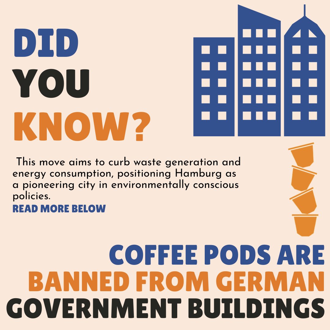 Did you know this fact? Also did you also know we provide a environmentally friendly alternative to buying pods from stores! Find it here: tinyurl.com/pod-starter-kit

#smallbusiness #coffeefacts #coffee #didyouknow #follow #environmentallyfriendly #coffeepods #environment