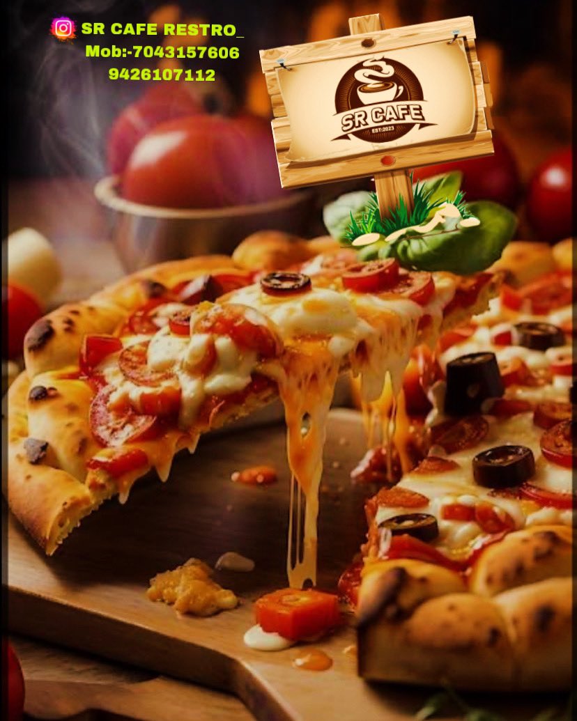 TOMATO 🍅 & OLIVES 🫒 DELICIOUS 😋 PIZZA 🍕 

#srcafeandrestaurant #sushilharijan
#deliciouspizza  
LIKE SHARE AND SAVE ❤️
FOLLOW FOR MORE 

BEST PARTY 🎉 PLACES IN TOWN 
Address:- UMBERGAON BELA RESIDENCY STATION ROAD SHOP NO 10,11 FIRST FLOOR  MOB :(9426107112) , (7043157606 )