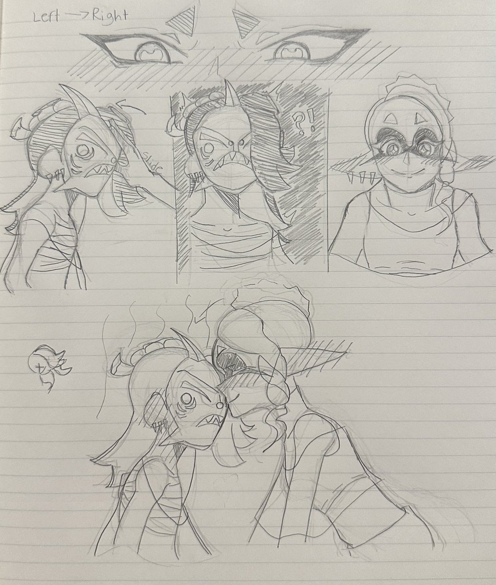 O_Yuu_p's tweet photo. A quick comic i did after seeing this picture yesterday, I believe Shiver is a shy person for physical contact and Frye have her on ways to help.
#Splatoon #Splatoon3 #Splatoon3art #deepcup #shiver #frye #fryexshiver #shiverxfrye #splatoonart #Splatoonfanart https://t.co/E3MPfPWlxP