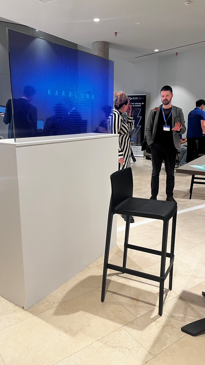 IT4Innovations's tweet image. Don't miss out! Experience the Karolina supercomputer firsthand at the #DemoLab during today's #EuroHPCsummit until 12:00.
#HPC @eurohpc_ju #EuroHPCsummit2024