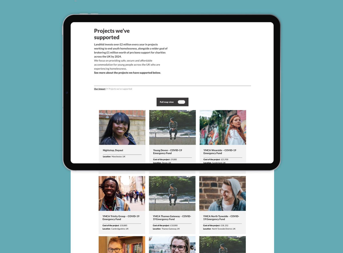 Fat Beehive designed a new website for youth homelessness charity Landaid, whose unique approach is in partnering with the property industry in their mission to end youth homelessness. landaid.org #EndingYouthHomelessness #PropertyIndustryPartnerships #digitalagency
