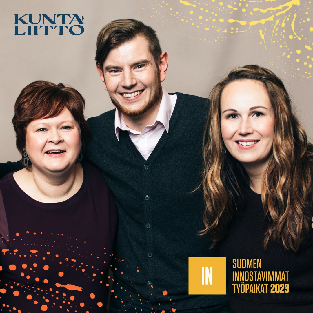 🎉 Meidät on palkittu Suomen innostavimmat työpaikat -tunnustuksella! 
Olemme iloisia tunnustuksesta ja tuloksista. ❤️

🎉 Vi har tilldelats utmärkelsen en av Finlands mest inspirerande arbetsplatser! Vi är glada över erkänslan och resultatet. ❤️

#kuntaliitto #innostavimmat