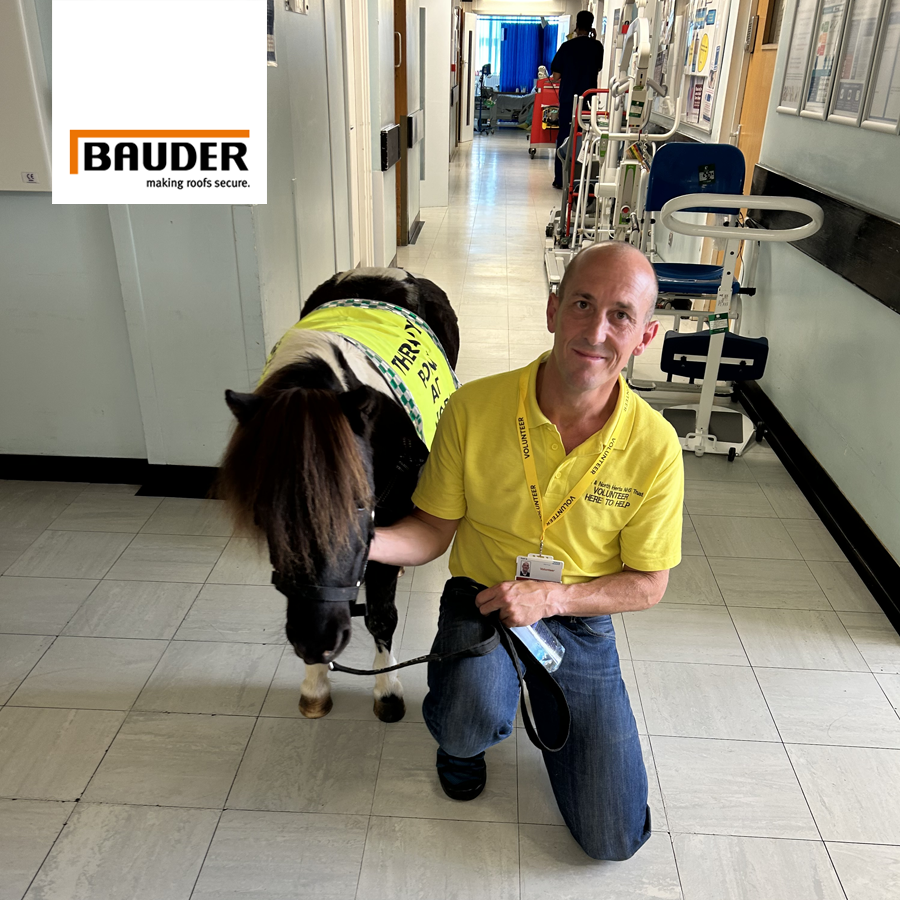 Bauder is collaborating with other companies in the industry to sponsor Stevenage’s Lister Hospital therapy ponies’ visits for the year. The visits occur every 3 weeks and aim to create a relaxing and happy environment for patients and staff. Read more👉bit.ly/3ThJGvd