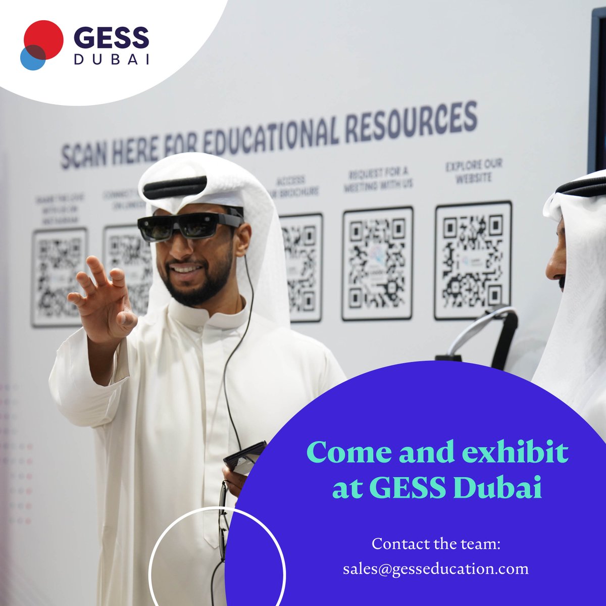 Book your stand at the leading education conference in the Middle East, #GESSDubai😀📚 Receive the early bird discount! Deadline: April 26th⏰ Taking place 12-14 November, at Dubai World Trade Centre, Sheikh Saeed Halls 1-3 Get in touch 👇 gessdubai.com/lets-get-touch
