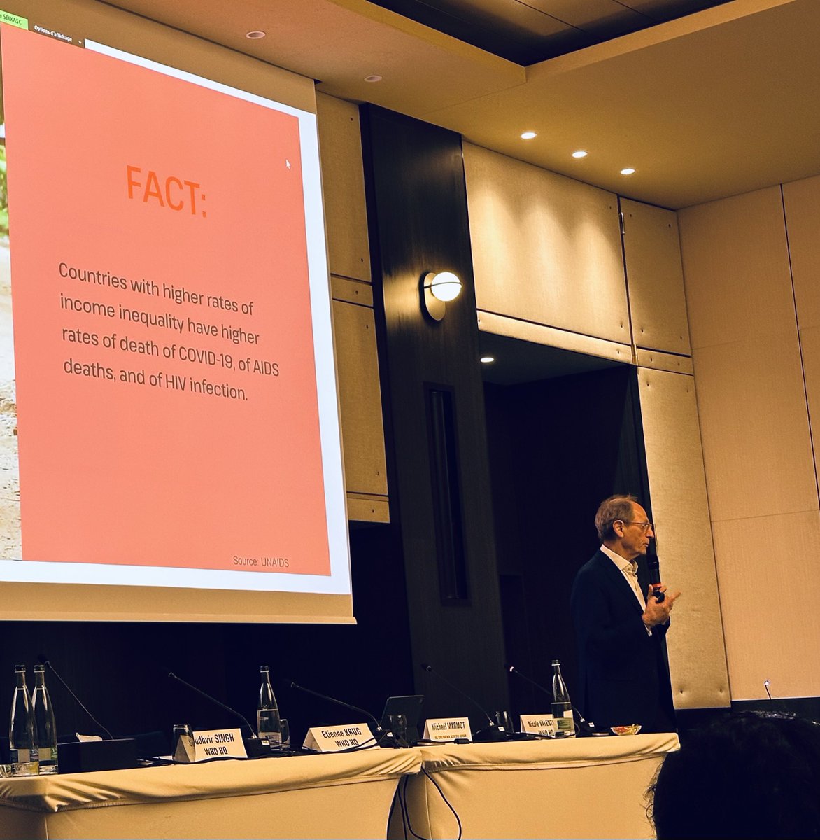 “Countries with higher rates of income #inequality have higher rates of death of #COVID19, of AIDS deaths, and of #HIV infection.” @MichaelMarmot opening our #socialdeterminants Special Initiative meeting in Geneva. Great to have representatives of 8 countries and partners…