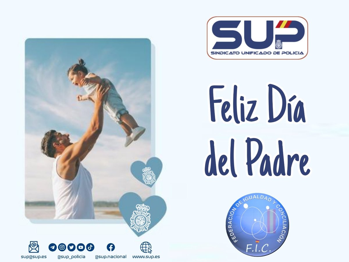 Desde la <a href="/fic_sup/">FIC-SUP</a> queremos felicitar  a todos los compañeros   comprometidos en el cuidado y corresponsabilidad de los hijos
Trabajamos en una nueva #JornadaLaboral para que la conciliación laboral y familiar sea una realidad
#JuntosDefendiendoTusDerechos