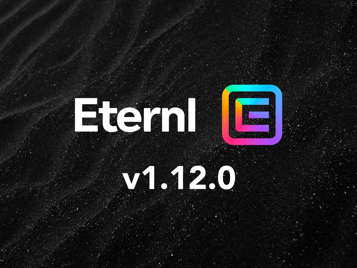 Release v1.12.0

Another huge update for Eternl:

• Faster syncing, better performance
• Eternl Guard: scam warnings
• Updated SanchoNet support
• New cip30 connector
• Lots of fixes and UI updates

And many more internal code updates in preparation for Eternl v2.

#Cardano
