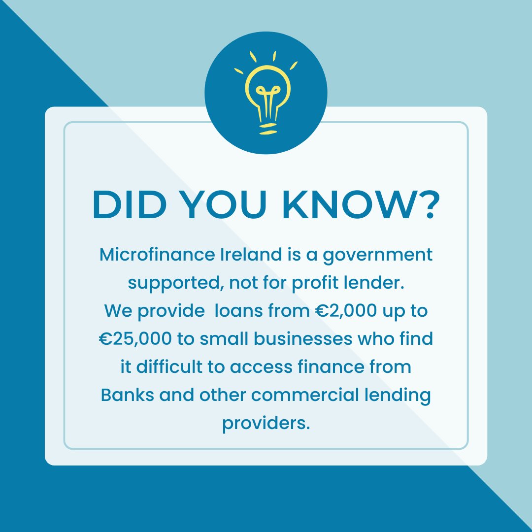 Supported by the Irish government, Microfinance Ireland stands as your reliable financial partner. Discover our government-supported lending solutions today 👇 microfinanceireland.ie/loan-packages-… #MFI #businessloan #businessloans #smeloan #loanapproval