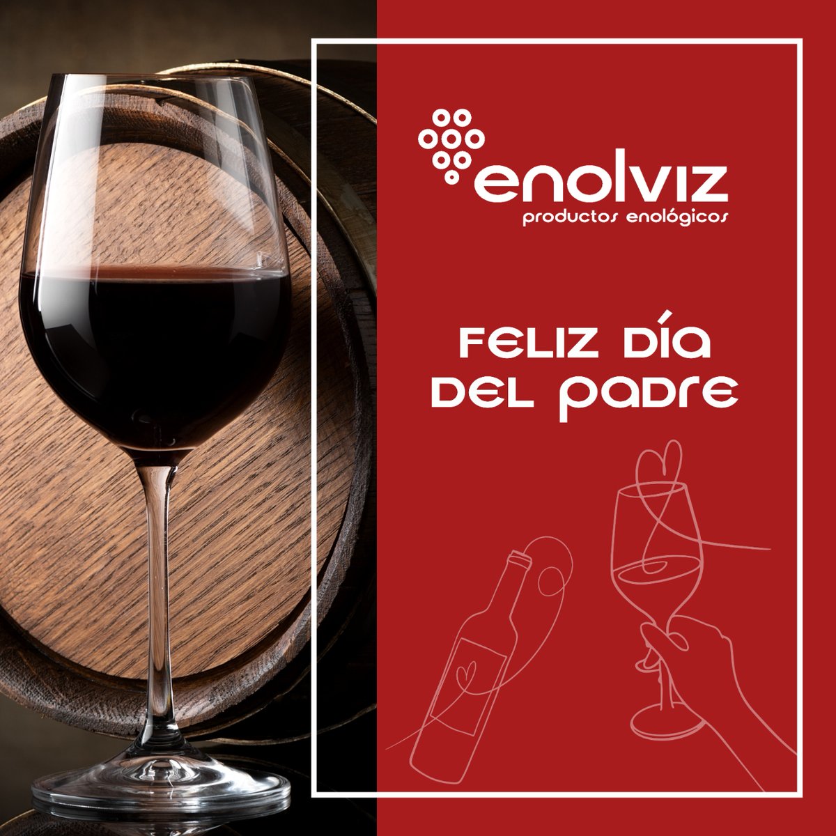 ¡𝗙𝗲𝗹𝗶𝘇 𝗗í𝗮 𝗱𝗲𝗹 𝗣𝗮𝗱𝗿𝗲!

Desde 𝗘𝗡𝗢𝗟𝗩𝗜𝗭 queremos felicitar a todos los padres y personas que ejercen de ello con amor y desearles que disfruten de su día.

#CulturaDelVino #enolviz #Bodegas #vino #wine