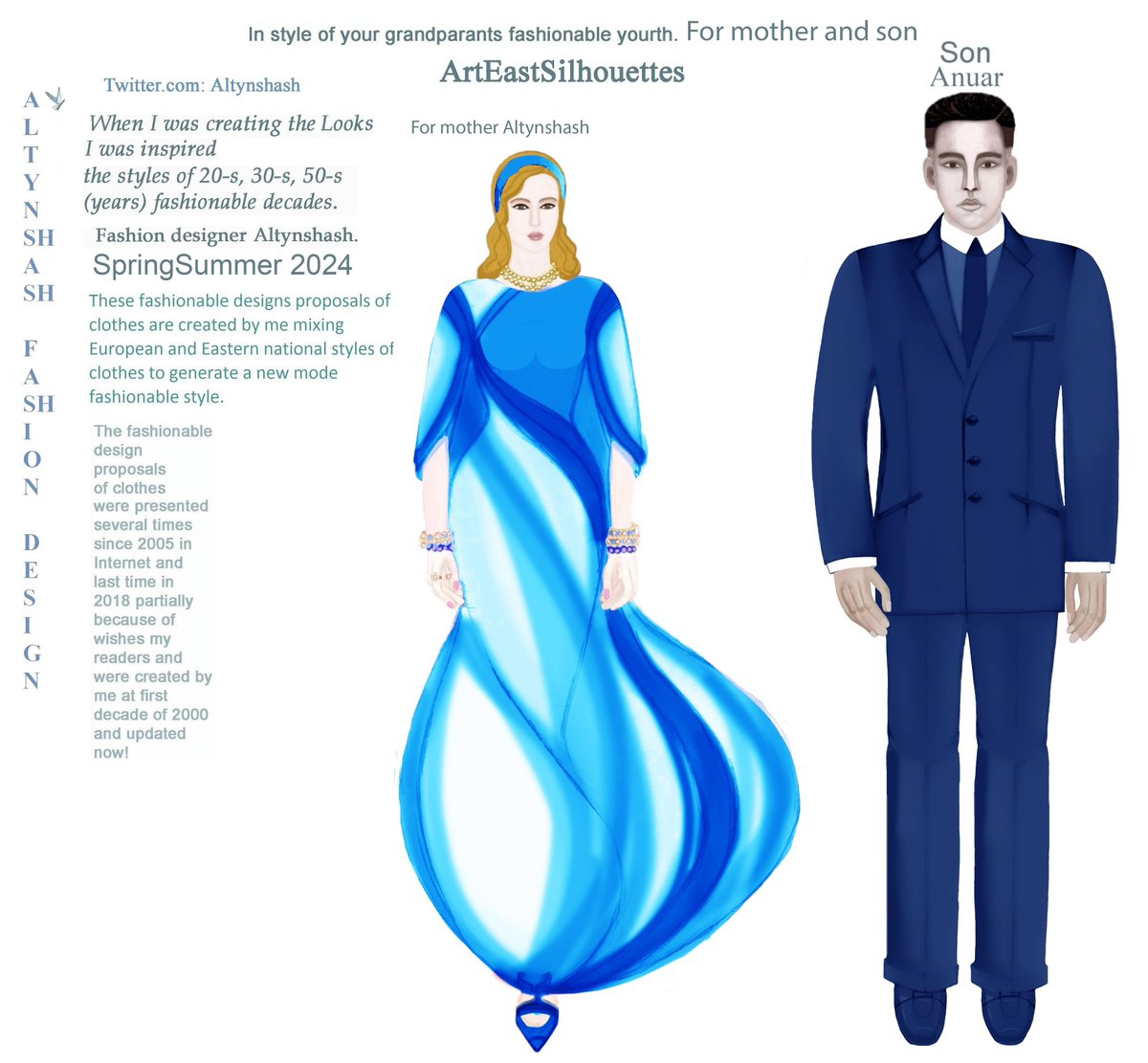 Altynshash_8's tweet photo. #MyMagicFashionableSpring🌟
#Fashion #designer #Altynshash :)
#ArtEastSilhouettes🌟
A Spring is a time of new achievements!
I wish all us a happy #Nowruz !
С праздником Наурыз - с приходом весны!
Наурыз кутты болсын! https://t.co/9Boldpp5Zu