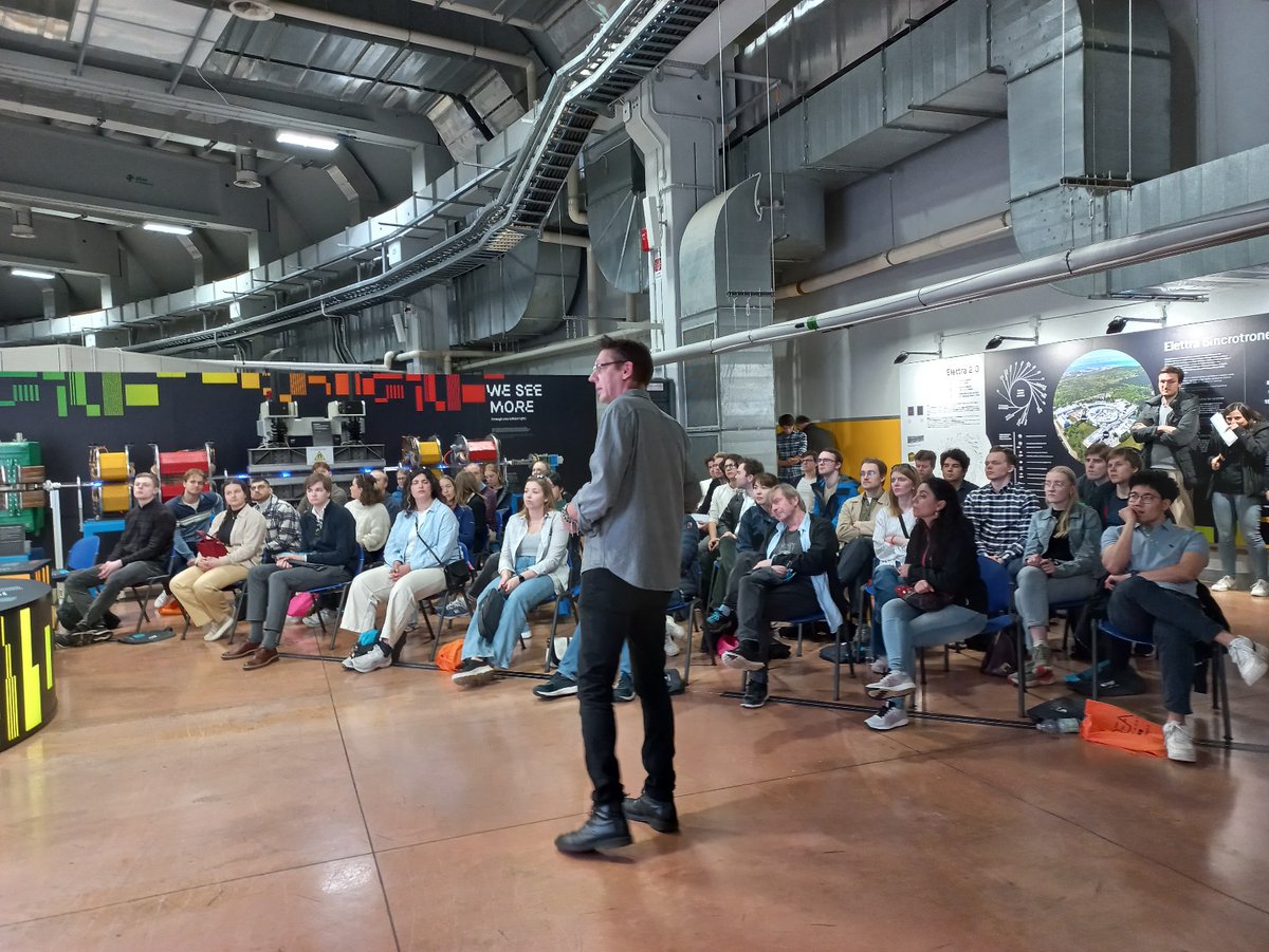 elettrasincro's tweet photo. @NTNUnorway students at Elettra and @CNRsocial_ beamlines, visiting #SiSFVG research institutions (organized by @AreaSciencePark).
Over 3 days, the students were invited to explore #Trieste 's scientific system, establishing connections and new international collaborations https://t.co/YpD7eGaHA5