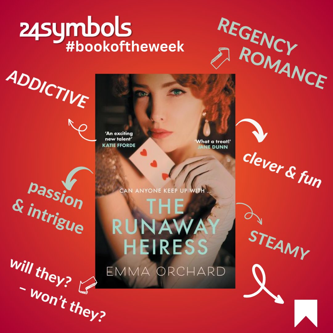 ❤ Our #bookoftheweek at one glance! ❤

📖📲 Read THE RUNAWAY HEIRESS by @EmmaOrchardB  on 24symbols!

<a href="/AllisonandBusby/">Allison & Busby</a> #HistoricalRomance #RegancyRomance #booksbooksbooks #bookstack #readingtime #amreading #bookish #reading #books #ebooks #booknerd #booklove #bookworm