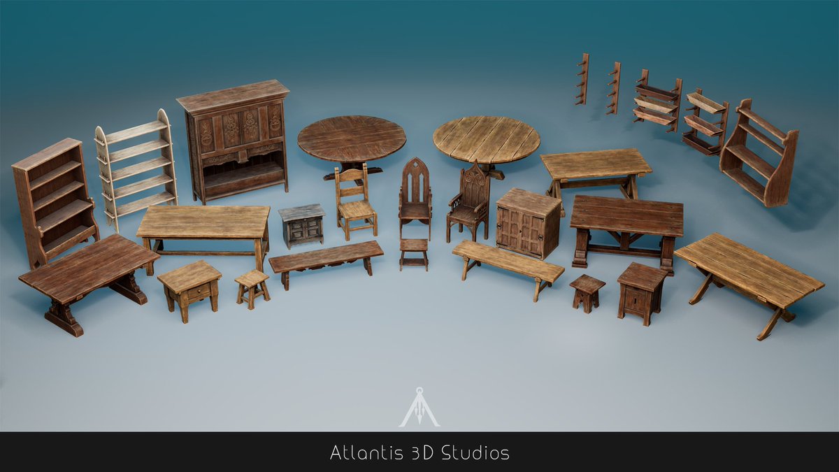 Atlantis3DSTU's tweet image. We&apos;ve now released our Medieval Furniture V.1 pack to the #unrealmarketplace check it out below!

unrealengine.com/marketplace/en…

#unrealengine #ue5 #environmentart #3d #gameart #assetpack #medieval #historical #atlantis3dstudios