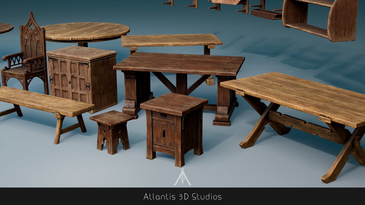 Atlantis3DSTU's tweet image. We&apos;ve now released our Medieval Furniture V.1 pack to the #unrealmarketplace check it out below!

unrealengine.com/marketplace/en…

#unrealengine #ue5 #environmentart #3d #gameart #assetpack #medieval #historical #atlantis3dstudios