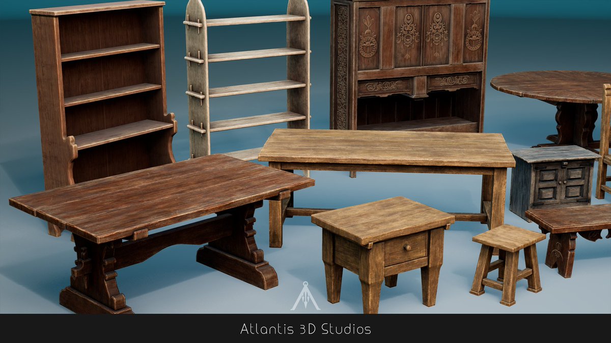 Atlantis3DSTU's tweet image. We&apos;ve now released our Medieval Furniture V.1 pack to the #unrealmarketplace check it out below!

unrealengine.com/marketplace/en…

#unrealengine #ue5 #environmentart #3d #gameart #assetpack #medieval #historical #atlantis3dstudios