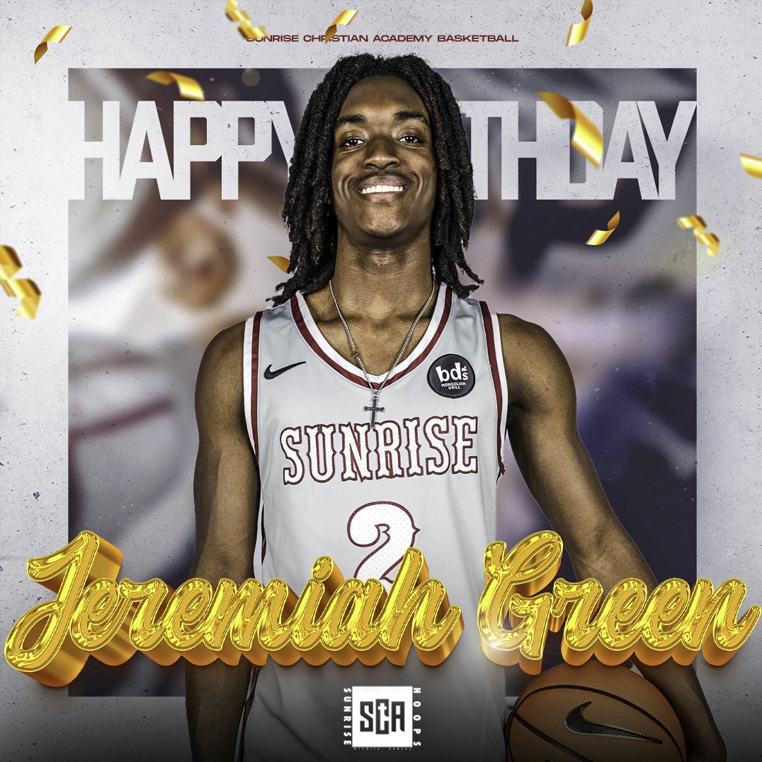 Help us wish a very Happy Birthday to @Jeremiah21Green 🎈🥳 #RiseUp 🦬