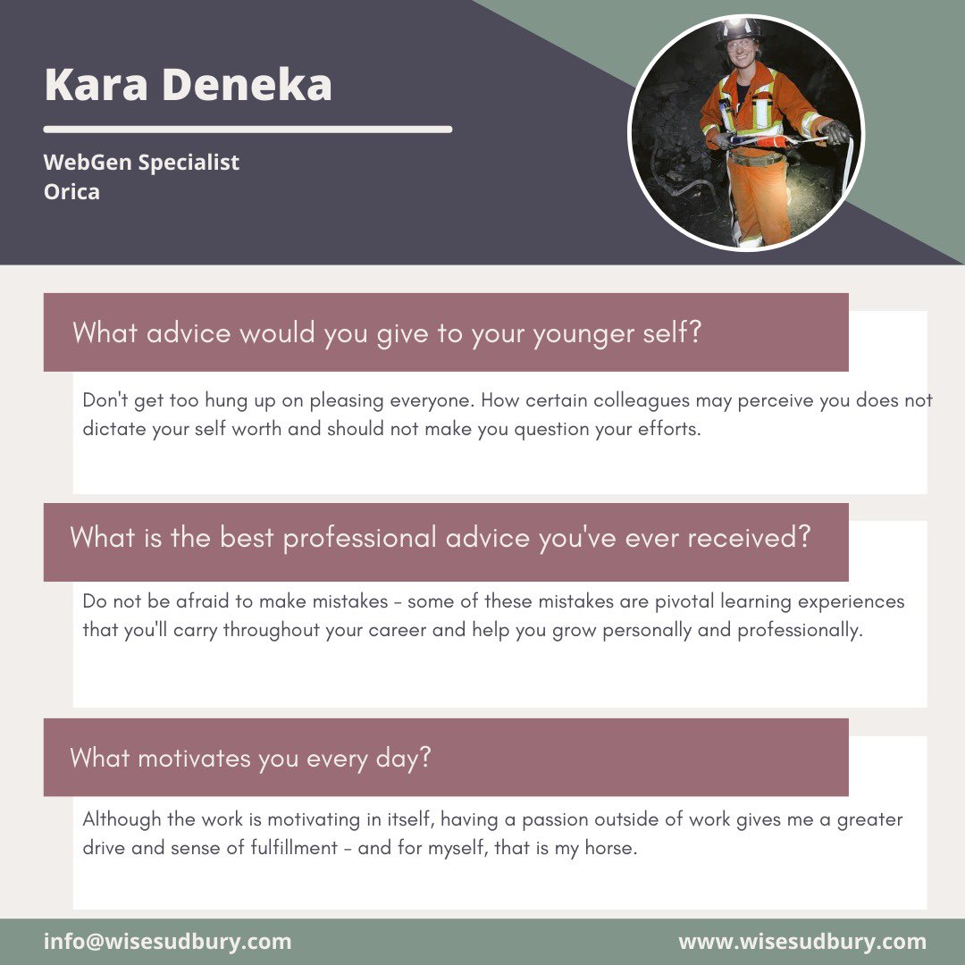 Today meet Kara Deneka!
#31women