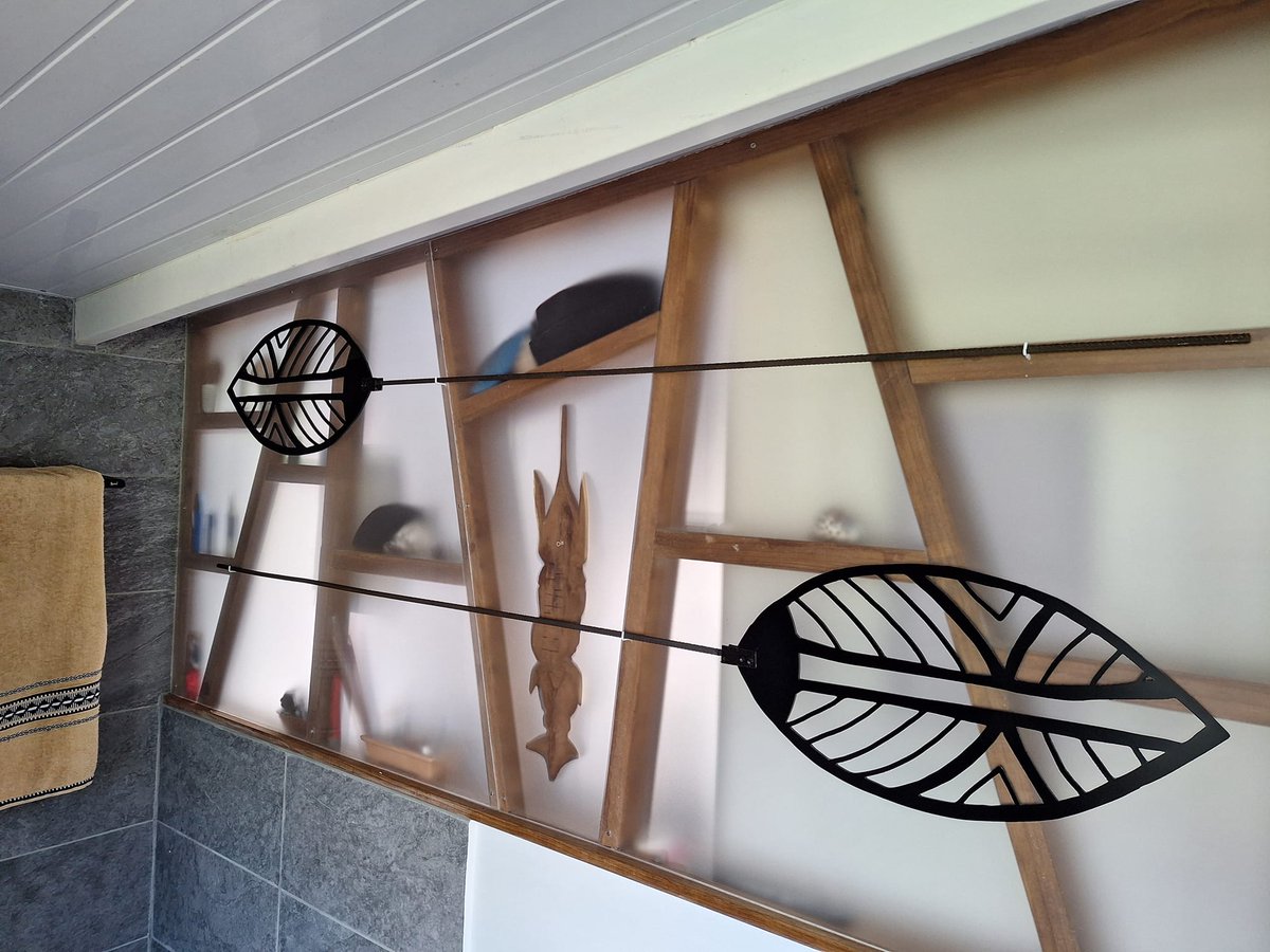 PascaleGERY's tweet photo. Déco salle de bain ✨️, suite expo "Kanaky Chic" 
#decoration #ethnique #TribalChic #Pacifique #pacificart #kanak #kanakychic https://t.co/lVMb5uiRDQ