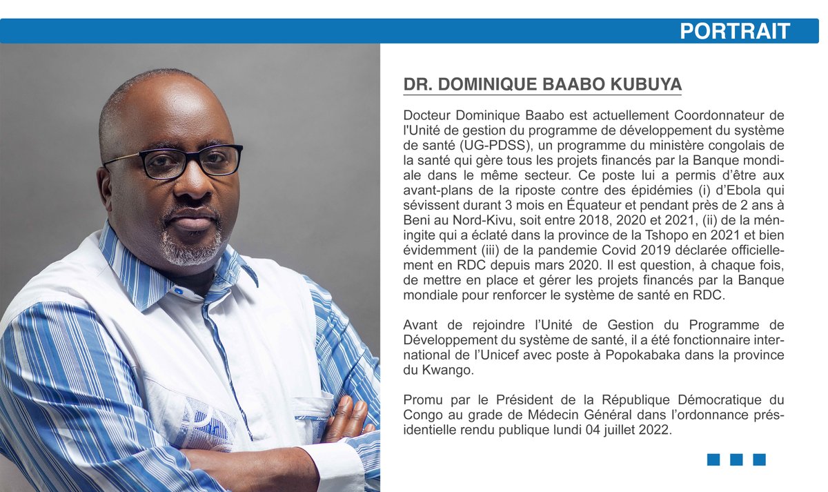 Dr Dominique BAABO KUBUYA tweet media