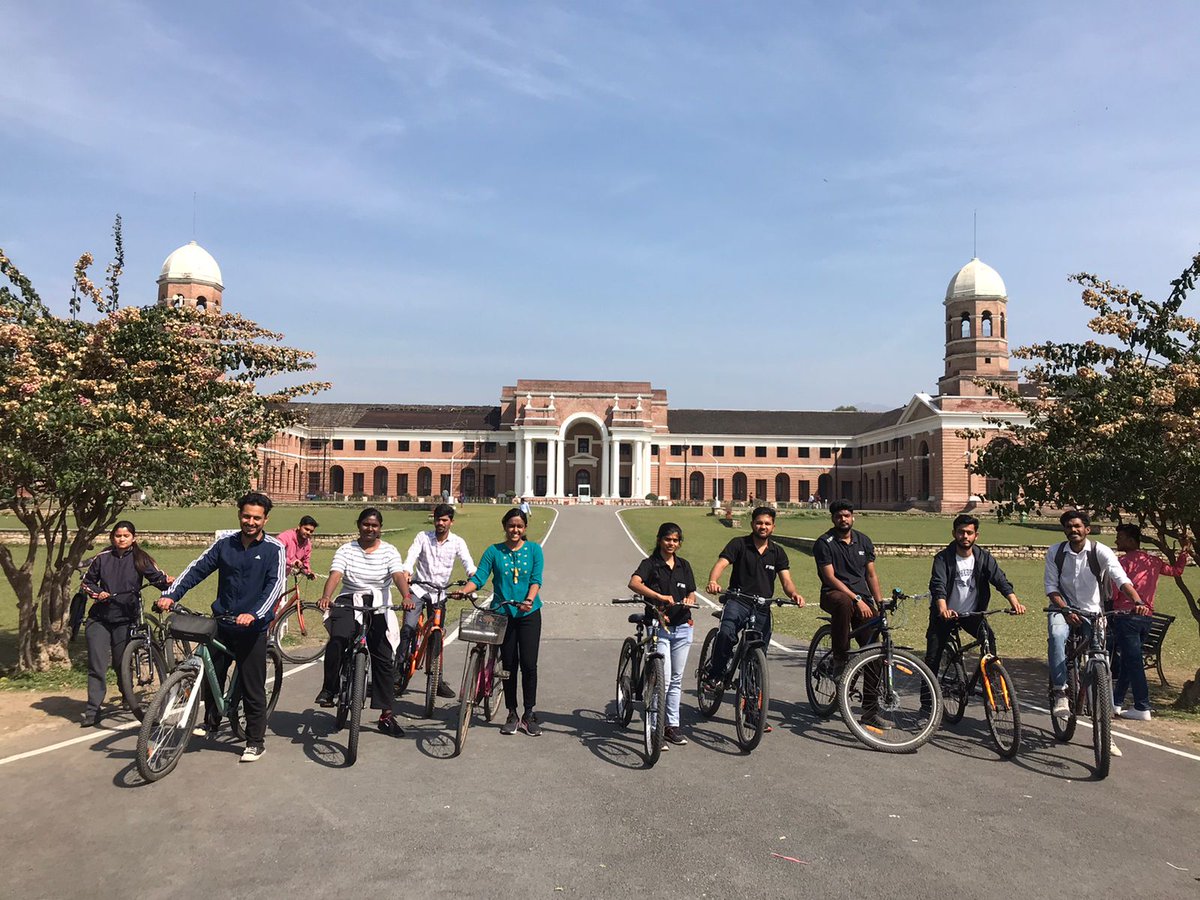 '@EIACPIndia @moefcc ICFRE FRI EIACP and FRIDU organized a bicycle rally where students of FRIDU spread awareness against the depletion of non-renewable resources and reducing our carbon footprints'.