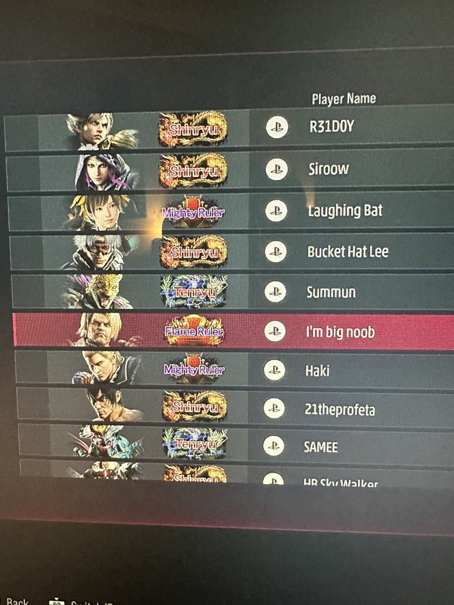 S_Qaderi19's tweet photo. @Harada_TEKKEN @TEKKEN
Hello there, it’s simply not fair how we gain nothing from people disconnecting, why don’t we get the points from people plugging? I was playing this Paul who’s a higher rank than me and he plugged and missed out on points that would help me rank up. https://t.co/HW2QOGEyQY