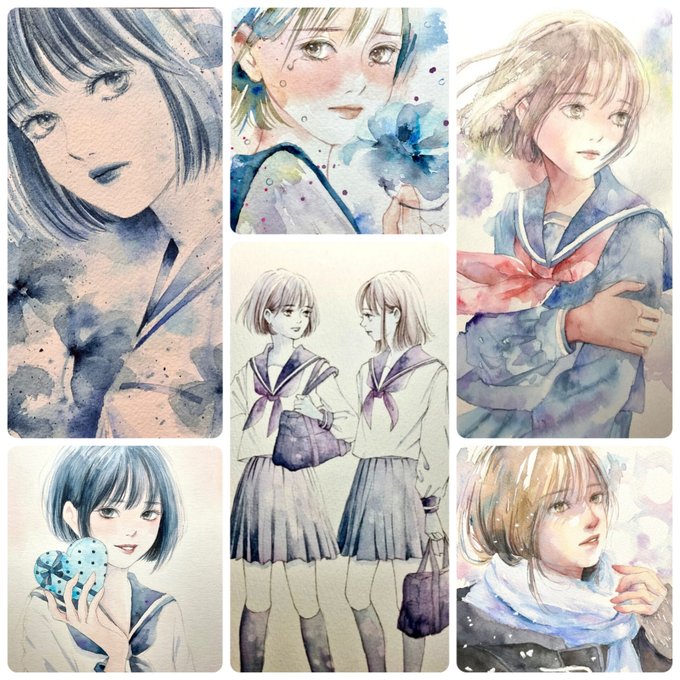 「holding gift scarf」 illustration images(Latest)