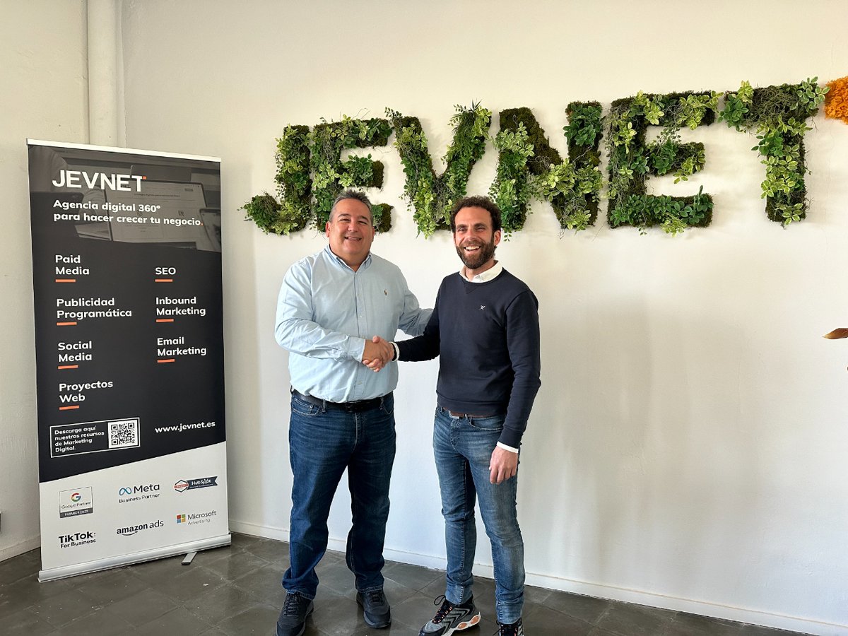 JEVNET's tweet image. JEVNET y @theetailers_ se unen en partnership para brindar un servicio completo de #eCommerce. Esta alianza, liderada por @Esqueriguela y @santisanchez , combina la experiencia en captación de tráfico y performance marketing con especialización en todas las áreas del eCommerce.