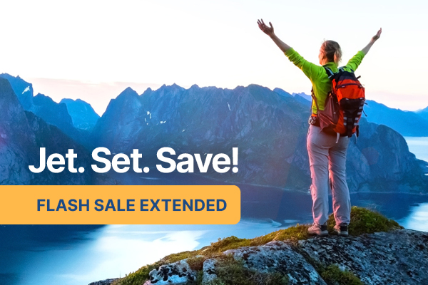 Sale extended⏰Just 48 hours left to Jet. Set. Save! ✈ Our spring travel deals are proving so popular, we’re giving you a further 48 hours to unlock savings in our flash sale. 🌻With fresh picks for travel between now and June to must-see destinations including New York, Miami,…