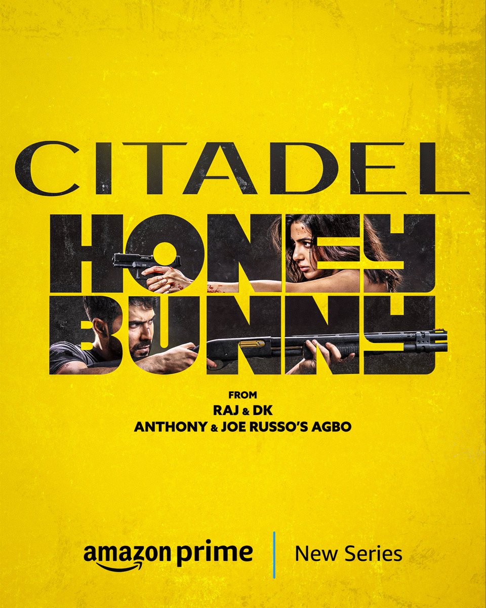 #CitadelIndia: #HoneyBunny starring #VarunDhawan and #SamanthaRuthPrabhu 😎⭐

Directed by #rajndk to stream on #PrimeVideo soon!! 
#Samantha
#CitadelHoneyBunny
#CitadelOnPrime