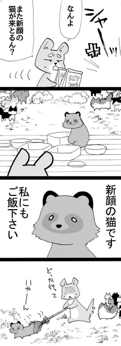 四コマ「祖父んちの隣人が多頭飼育崩壊した話おまけ3」

狸にやる飯はねえ!(by農家)

#猫 #四コマ漫画 #御かぞくさま御いっこう 