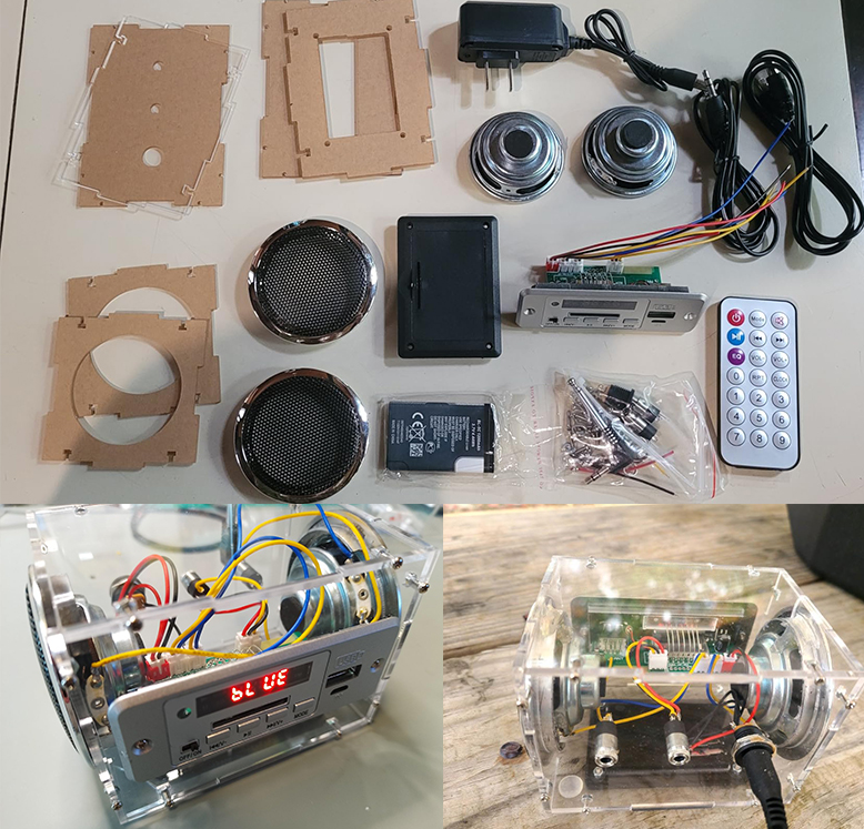 ICStation13's tweet image. Fun to build and sounds great!
Educational: Good for learning and practicing soldering.
Functionality: FM, Bluetooth, MP3 – all in one! The AUX and SD card support is a bonus.
Battery: Uses common batteries, can be replaced.
#ElectronicsProjects #DIY #Radio #Speakers #ICStation